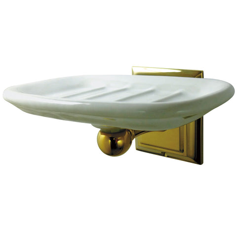 Kingston Brass BA6015PB Millennium Soap Dish, Polished Brass - Polished Brass