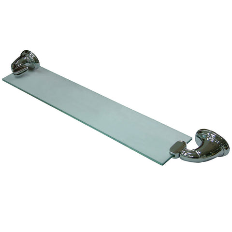 Kingston Brass BA629C Glass Shelf, Polished Chrome - Polished Chrome