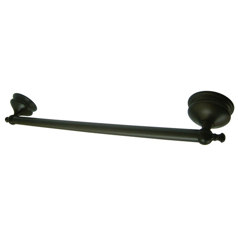Kingston Brass BA7611ORB Naples 24" Towel Bar, Oil Rubbed Bronze - Oil Rubbed Bronze