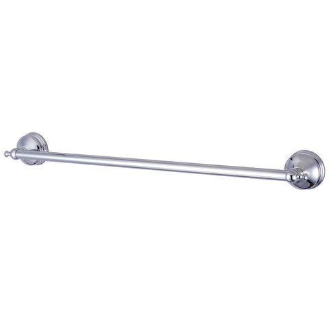 Kingston Brass BA7612C Naples 18" Towel Bar, Chrome - Polished Chrome