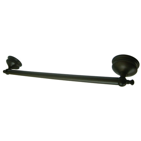 Kingston Brass BA7612ORB Naples 18" Towel Bar, Oil Rubbed Bronze - Oil Rubbed Bronze
