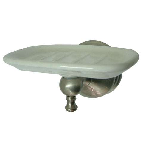 Kingston Brass BA7615SN Naples Wall-Mount Soap Dish, Satin Nickel - Satin Nickel