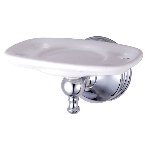 Kingston Brass BA7616C Naples Toothbrush with Tumbler Holders, Chrome - Polished Chrome