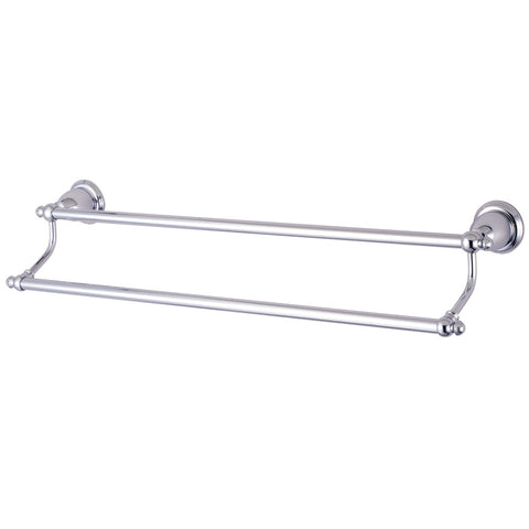 Kingston Brass BA797318C English Vintage 18" Dual Towel Bar, Chrome - Polished Chrome