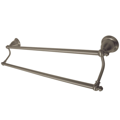 Kingston Brass BA797318SN English Vintage 18" Dual Towel Bar, Satin Nickel - Satin Nickel