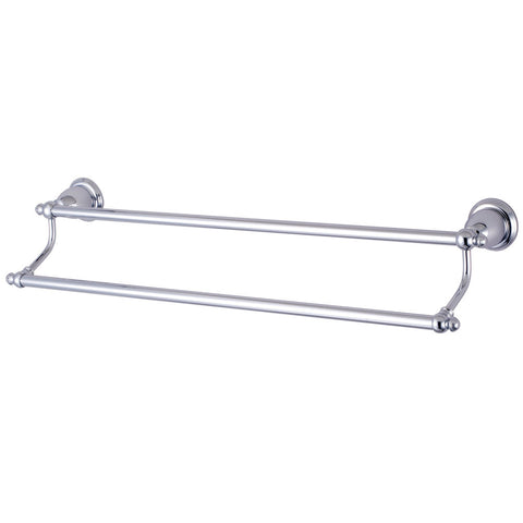 Kingston Brass BA7973C English Vintage 24" Dual Towel Bar, Chrome - Polished Chrome