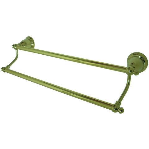 Kingston Brass BA7973PB English Vintage 24" Dual Towel Bar, Polished Brass - Polished Brass