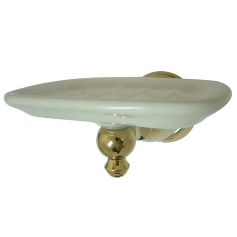 Kingston Brass BA7975PB English Vintage Wall-Mount Soap Dish, Polished Brass - Polished Brass