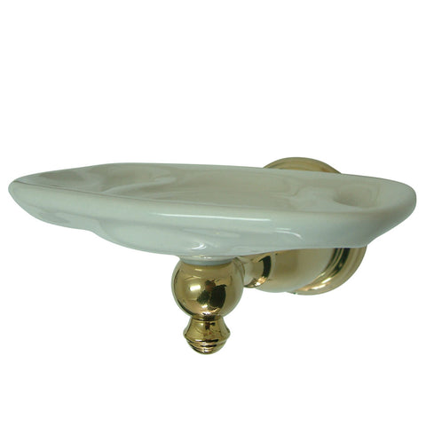 Kingston Brass BA7976PB English Vintage Toothbrush with Tumbler Holders, Polished Brass - Polished Brass