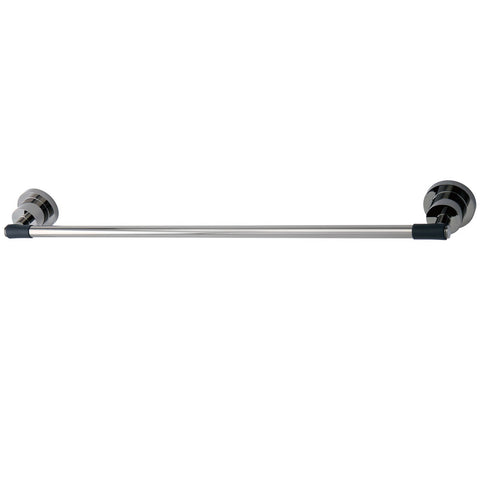Kingston Brass BA8211BKDKL Water Onyx 24 inch Towel Bar with 1-1/2 inch Rubber Sleeve, Black Stainless Steel - Black Stainless Steel