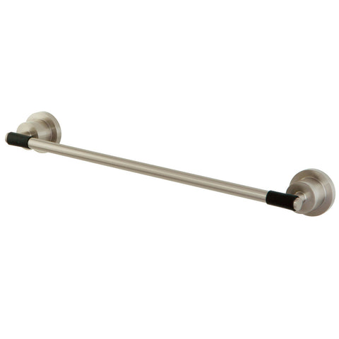 Fauceture BA8211SNDKL Kaiser 24" Towel Bar, Satin Nickel - Satin Nickel