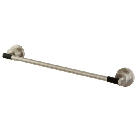 Fauceture BA8212SNDKL Kaiser 18" Towel Bar, Satin Nickel - Satin Nickel