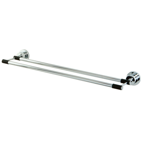 Fauceture BA8213CDKL Kaiser 24" Dual Towel Bar, Chrome - Polished Chrome