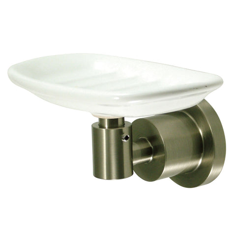 Kingston Brass BA8215SN Concord Wall-Mount Soap Dish, Satin Nickel - Satin Nickel