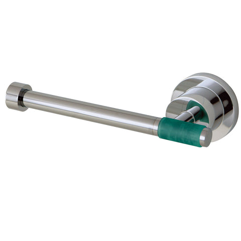 Kingston Brass BA8218CDGL Green Eden Single Handle Lavatory Faucet with Deck Plate, Chrome - Polished Chrome