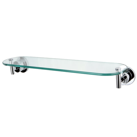 Kingston Brass BA8219C Concord Cosmetic Glass Shelf, Chrome - Polished Chrome