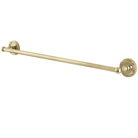 Kingston Brass BA9311PB Georgian 24" Towel Bar, Polished Brass - Polished Brass