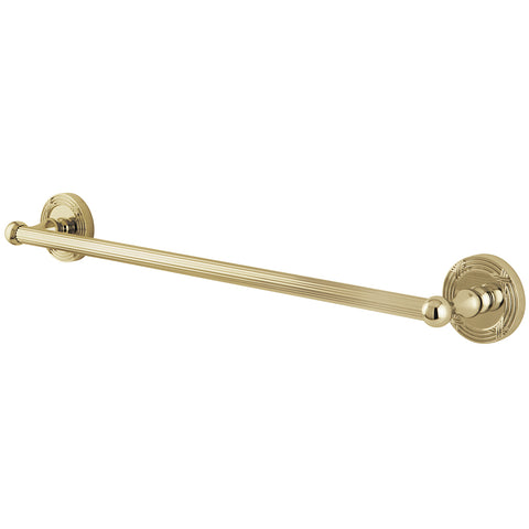 Kingston Brass BA9312PB Georgian 18" Towel Bar, Polished Brass - Polished Brass