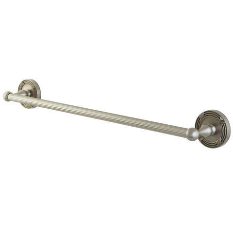 Kingston Brass BA9312SN Georgian 18" Towel Bar, Satin Nickel - Satin Nickel