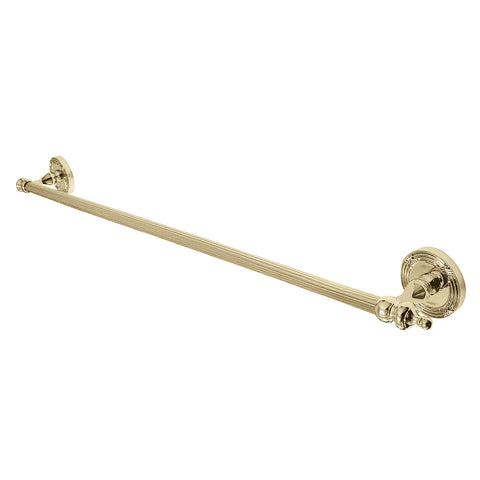 Kingston Brass BA9911PB Templeton 24" Towel Bar, Polished Brass - Polished Brass