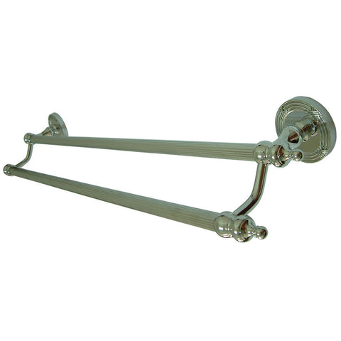Kingston Brass BA9913C Templeton 24" Dual Towel Bar, Chrome - Polished Chrome