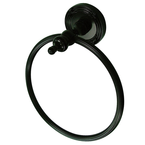 Kingston Brass BA9914ORB Templeton Towel Ring, Oil Rubbed Bronze - Oil Rubbed Bronze