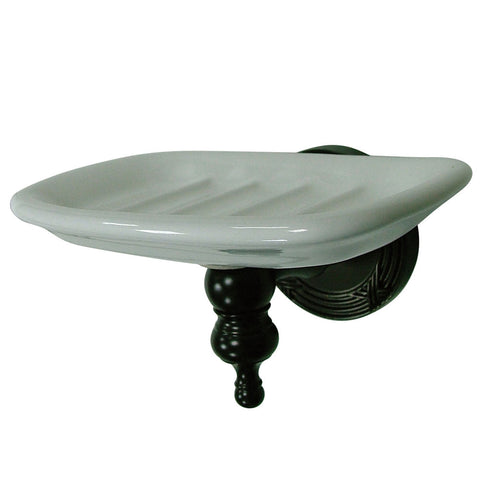 Kingston Brass BA9915ORB Templeton Wall-Mount Soap Dish, Oil Rubbed Bronze - Oil Rubbed Bronze