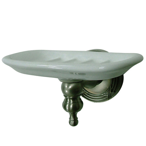 Kingston Brass BA9915SN Templeton Wall-Mount Soap Dish, Satin Nickel - Satin Nickel