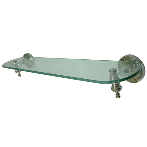 Kingston Brass BA9919C Templeton Cosmetic Glass Shelf, Chrome - Polished Chrome