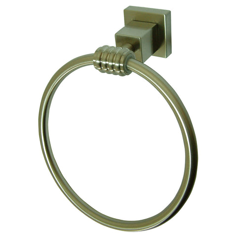 Kingston Brass BAH4644SN Towel Ring, Satin Nickel - Satin Nickel