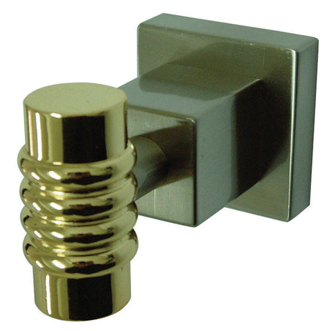 Kingston Brass BAH4647SNPB Robe Hook, Satin Nickel/Polished Brass - Satin Nickel/Polished Brass