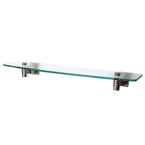 Kingston Brass BAH4649SN Glass Shelf, Satin Nickel - Satin Nickel