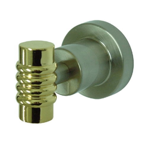 Kingston Brass BAH8617SNPB Robe Hook, Satin Nickel/Polished Brass - Satin Nickel/Polished Brass
