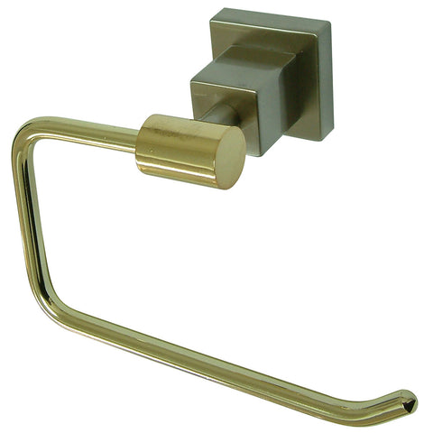 Kingston Brass BAH8648Z3SNPB Toilet Paper Holder, Satin Nickel/Polished Brass - Satin Nickel/Polished Brass