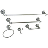 Kingston Brass BAHK1612478C Naples 18-Inch And 24-Inch Towel Bar Bathroom Accessory Set, Polished Chrome - Polished Chrome