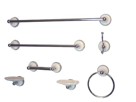 Kingston Brass BAK1110C1 Bathroom Accessory Combo, Chrome - Polished Chrome