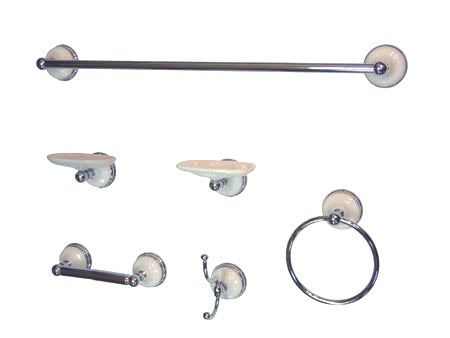 Kingston Brass BAK1110C2 Bathroom Accessory Combo, Chrome - Polished Chrome