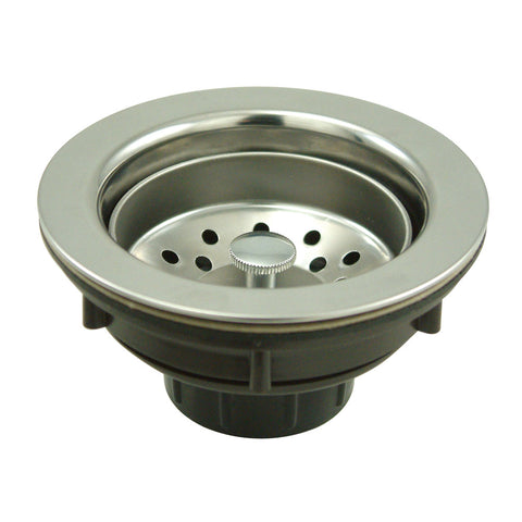 Kingston Brass BSP1019 Kitchen Sink Waste Basket, Chrome - Polished Chrome