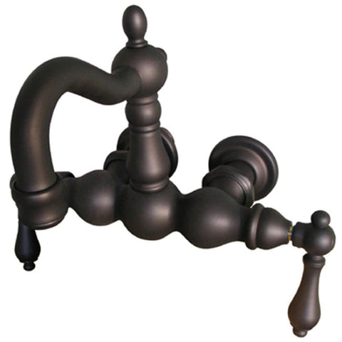 Kingston Brass CC1001T5 Vintage 3-3/8" Wall Mount Tub Filler, Oil Rubbed Bronze - Oil Rubbed Bronze