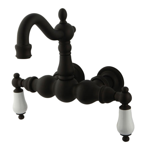 Kingston Brass CC1005T5 Vintage 3-3/8" Wall Mount Tub Filler, Oil Rubbed Bronze - Oil Rubbed Bronze
