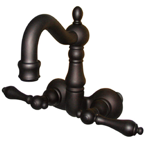 Kingston Brass CC1071T5 Vintage 3-3/8" Wall Mount Tub Filler, Oil Rubbed Bronze - Oil Rubbed Bronze