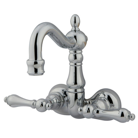 Kingston Brass CC1072T1 Vintage 3-3/8" Wall Mount Tub Filler, Polished Chrome - Polished Chrome