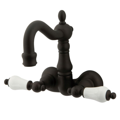 Kingston Brass CC1075T5 Vintage 3-3/8" Wall Mount Tub Filler, Oil Rubbed Bronze - Oil Rubbed Bronze