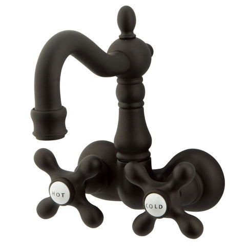 Kingston Brass CC1077T5 Vintage 3-3/8" Wall Mount Tub Filler, Oil Rubbed Bronze - Oil Rubbed Bronze