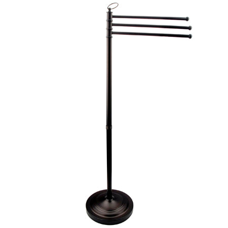 Kingston Brass CC2025 Pedestal Towel Bar, Oil Rubbed Bronze - Oil Rubbed Bronze