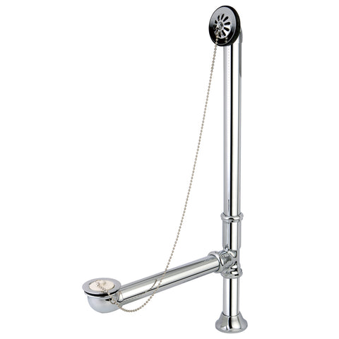 Kingston Brass CC2091 Vintage Clawfoot Bath Drain, Polished Chrome - Polished Chrome