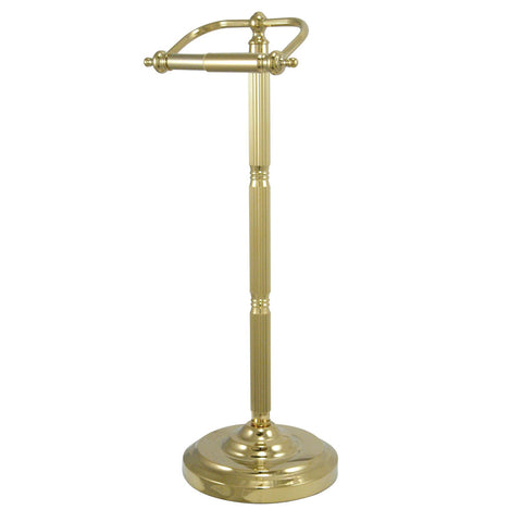 Kingston Brass  CC2102 Georgian Pedestal Paper Holder, Polished Brass - Polished Brass
