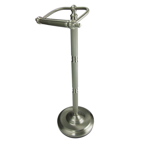 Kingston Brass  CC2108 Georgian Pedestal Paper Holder, Satin Nickel - Satin Nickel