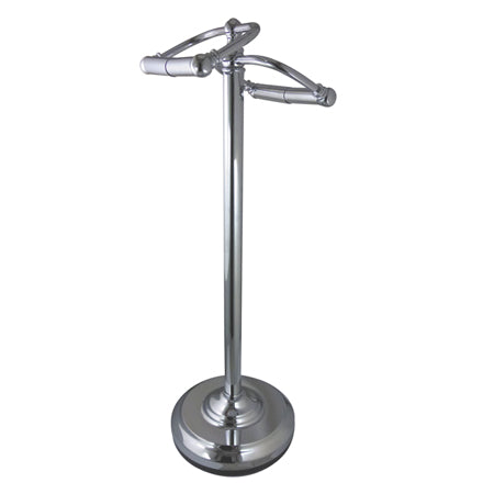 Kingston Brass CC2201 Vintage Freestanding Toilet Paper Stand, Polished Chrome - Polished Chrome