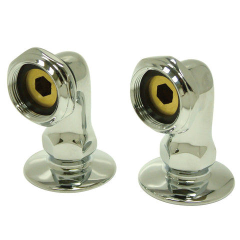 Kingston Brass CC2RS1 2" Riser for Leg Tub Filler, Chrome - Polished Chrome